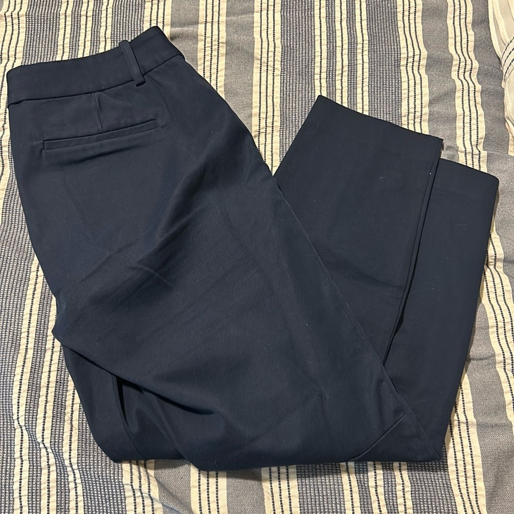 J. Crew navy blue cropped pants